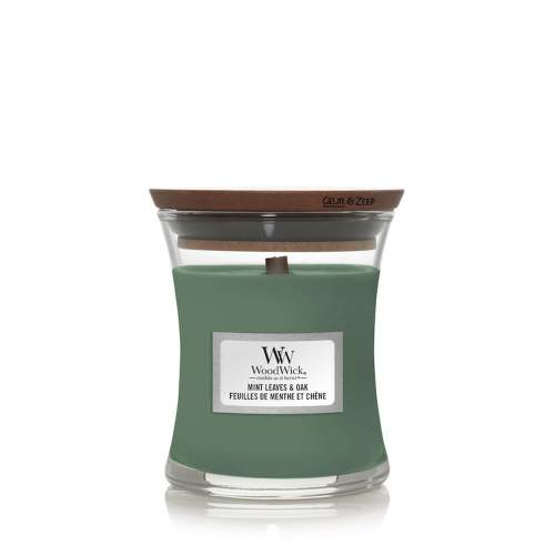 WoodWick - Mint Leaves & Oak, váza malá 85 g