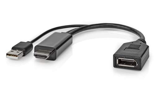 NEDIS adaptérový kabel DisplayPort HDMI CCGP34300BK02