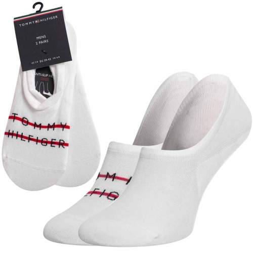 Tommy Hilfiger Sada dvou párů ponožek v bílé barvě Underwear