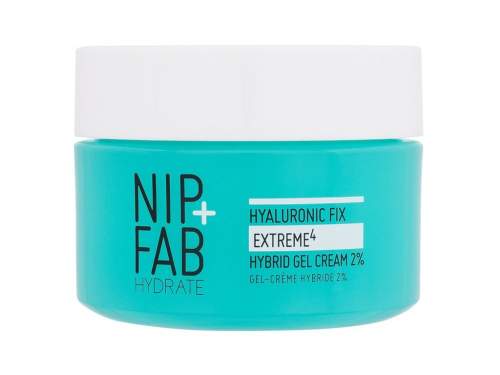 NIP+FAB Hydrate Hyaluronic Fix Extreme⁴ Hybrid Gel Cream 2% hydratační pleťový gelový krém 50 ml pro ženy