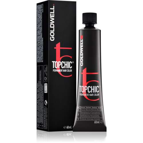 Goldwell Topchic Hair Color profesionální permanentní barva na vlasy pro všechny typy vlasů 4B 60 ml
