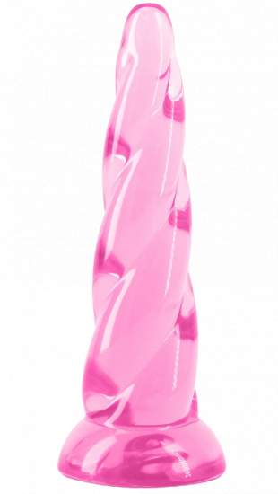 Gelové dildo s přísavkou Fantasia Siren (19 cm), růžové