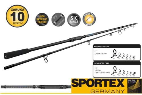 Sportex prut advancer cs-2 carp 3,66 m 3 lb