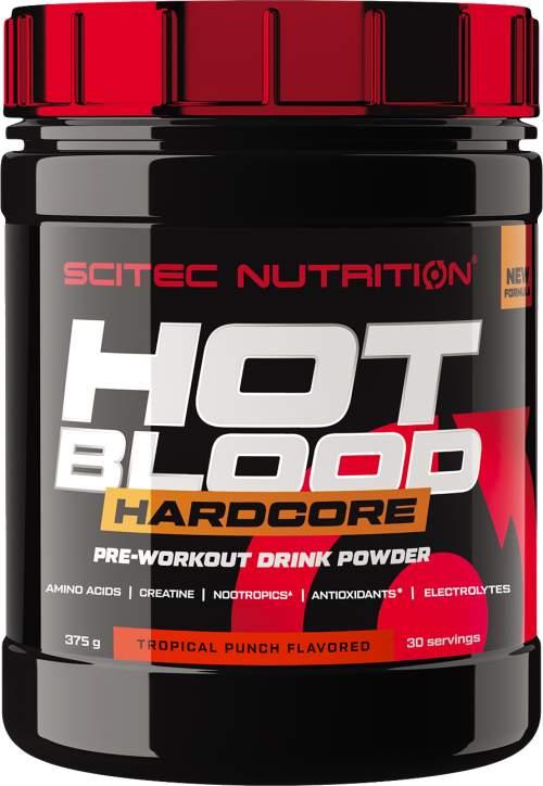 Scitec Nutrition Hot Blood Hardcore 375 g tropický punč