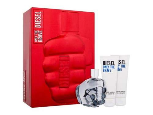 Diesel Only The Brave dárková kazeta pro muže toaletní voda 125 ml + sprchový gel 2 x 75 ml