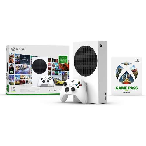 Xbox Series S + Xbox Ultimate Game Pass 3 měsíční předplatné (Starter Bundle)