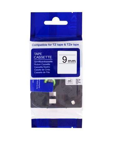 PRINTLINE kompatibilní páska s Brother TZE-FX621,9mm, černý tisk/žlutý podklad, flexibilní PLTB77