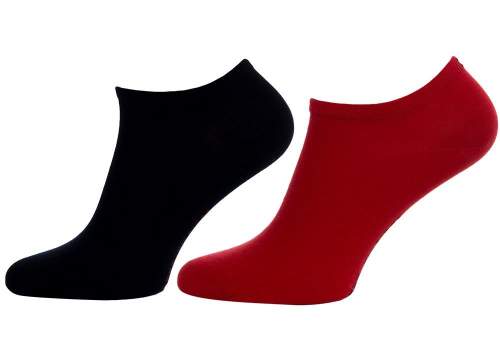 Tommy Hilfiger Woman's 2Pack Socks 343024001 Red/Navy Blue 35-38