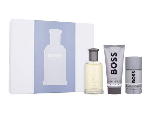 HUGO BOSS Boss Bottled sada toaletní voda 100 ml + sprchový gel 100 ml + deostick 75 ml pro muže