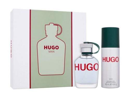 HUGO BOSS Hugo Man sada toaletní voda 75 ml + deodorant 150 ml pro muže