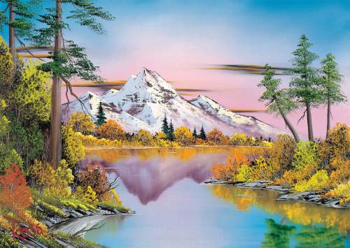 SCHMIDT Puzzle Bob Ross: Odrazy 1000 dílků