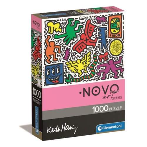 CLEMENTONI Puzzle Novo Art Series: Keith Haring 1000 dílků