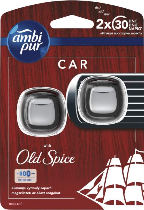 AmbiPur Car Osvěžovač Jaguar Old Spice 2 x 2 ml