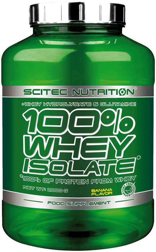 Scitec Nutrition 100% Whey Isolate 2000 g jahoda-bílá čokoláda