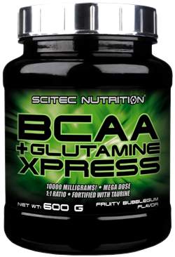 Scitec Nutrition BCAA + Glutamine Xpress 600 g ovocná žvýkačka