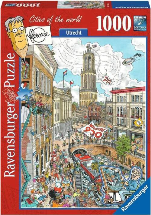RAVENSBURGER Puzzle Města světa: Utrecht 1000 dílků