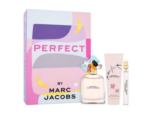 Marc Jacobs Perfect SET3 dárková kazeta pro ženy parfémovaná voda 100 ml + tělové mléko 75 ml + parfémovaná voda 10 ml