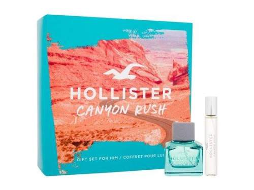Hollister Canyon Rush dárková kazeta pro muže toaletní voda 50 ml + toaletní voda 15 ml