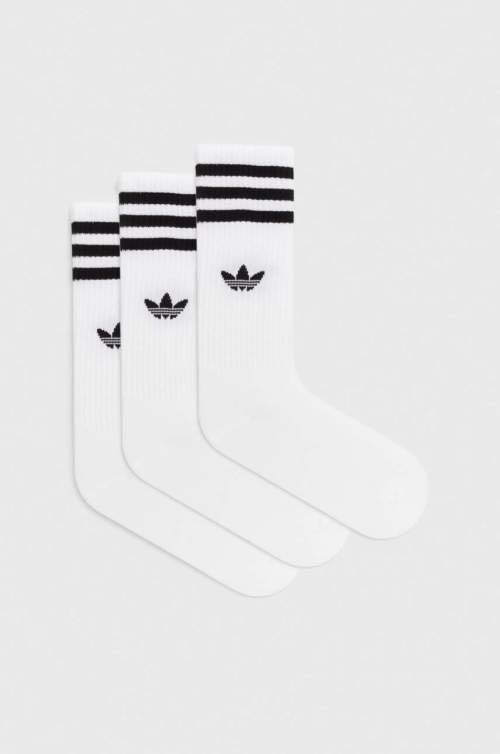 Adidas High Solid Crew Sock 3-Pack White