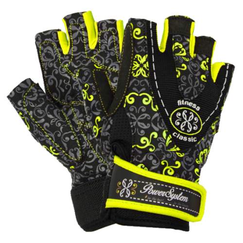 Power System Dámské fitness rukavice Classy PS 2910 XS žluté