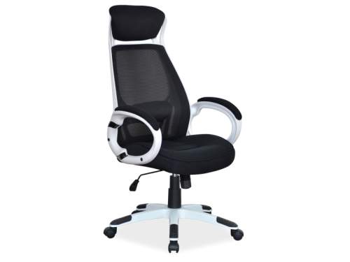 Signal Kancelářská židle Q-409 černá/ bílá