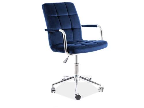 Signal Kancelářská židle Q-022 samet granátová bluvel 86