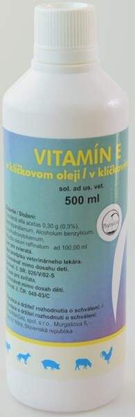 Vitamin E v klíčkovém oleji 500ml