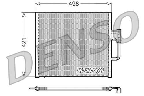Kondenzátor, klimatizace DENSO DCN05015
