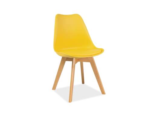 Jídelní židle KRIS buk Žlutá,Jídelní židle KRIS buk Žlutá