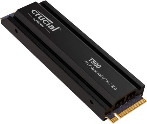 Crucial SSD 2TB T500 PCIe Gen4 NVMe M.2 s chladičem CT2000T500SSD5