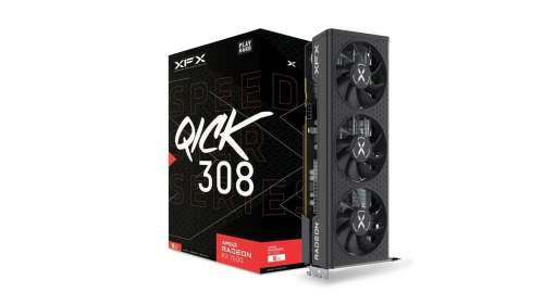 XFX SPEEDSTER QICK 308 AMD Radeon RX 7600 Black Edition RX-76PQICKBY