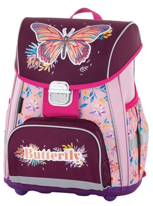 Karton P+P Školní batoh PREMIUM Motýl