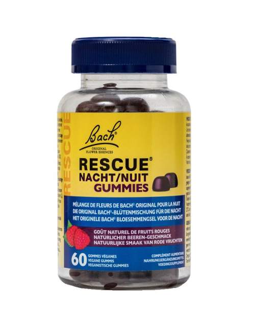 Nelsons Bachovy esence Rescue Night Gummies Želatinové pastilky 100 g