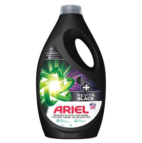 ARIEL +Revitablack Tekutý prací gel 34 praní