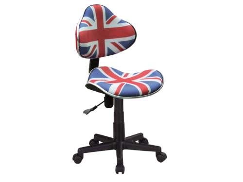 Signal Studentská kancelářská židle Q-G2 Britská vlajka