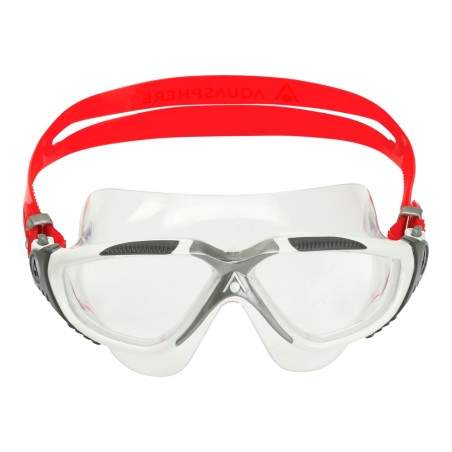 Aquasphere Brýle plavecké VISTA ČIRÝ ZORNÍK stříbrná/červená