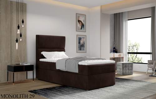 ELTAP Čalouněná postel ARCO Boxsprings 90 x 200 cm Provedení: Monolith 29