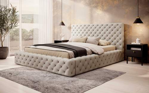 Manželská postel PRINCCE | 180 x 200 cm Barva: Softis 33