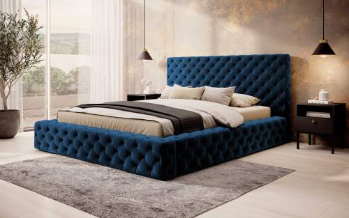 Manželská postel PRINCCE | 160 x 200 cm Barva: Lukso 40