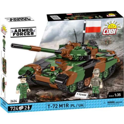 Cobi 2624 Armed Forces T-72 M1R (PL/UA) 1:35 724 kostek