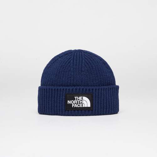 The North Face TNF Logo Box Cuffed Short Beanie Summit Navy