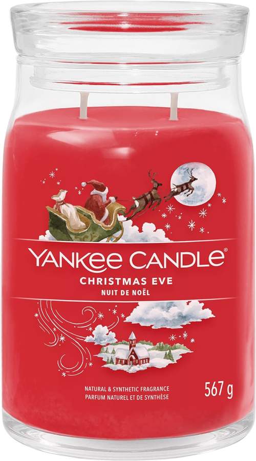 Yankee Candle Aromatická svíčka Signature sklo velké Christmas Eve 567 g