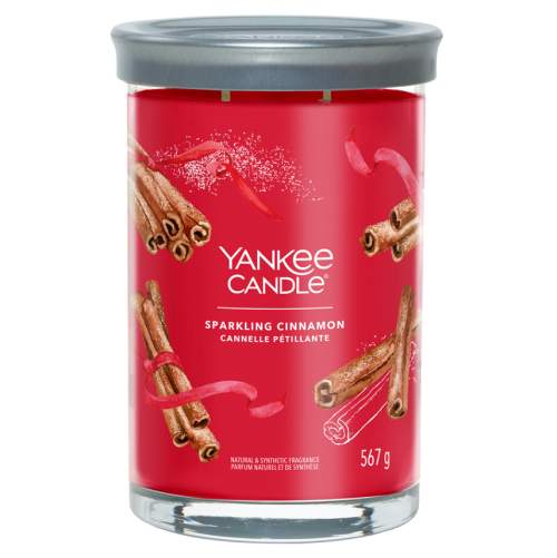 YANKEE CANDLE Signature Tumbler velký Sparkling Cinnamon 567 g