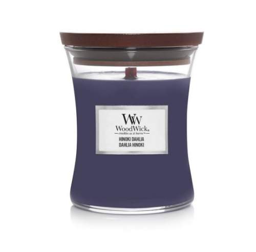 WoodWick - Hinoki Dahlia, váza střední 275 g