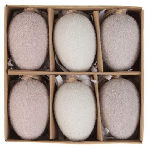 Autronic Vajíčka plastová v krabičce (6 kusů) KLA617