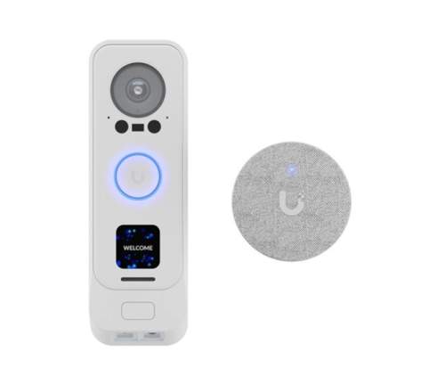 Ubiquiti UBNT UVC-G4 Doorbell Pro PoE Kit White, UVC-G4 Doorbell Pro PoE Kit-Whit