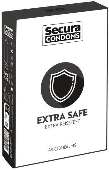 Secura Extra Safe – zesílené kondomy (48 ks)