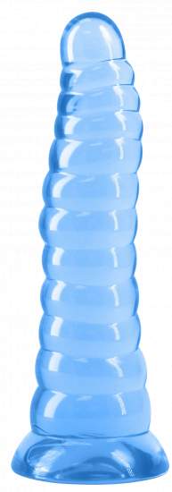 Gelové dildo s přísavkou Fantasia Nymph (19 cm), modré