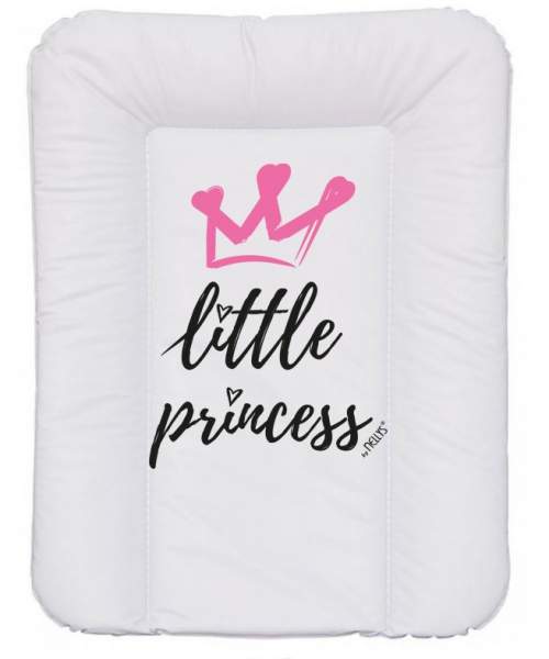 NELLYS Přebalovací podložka měkká Little Princess 70 x 50 cm bílá