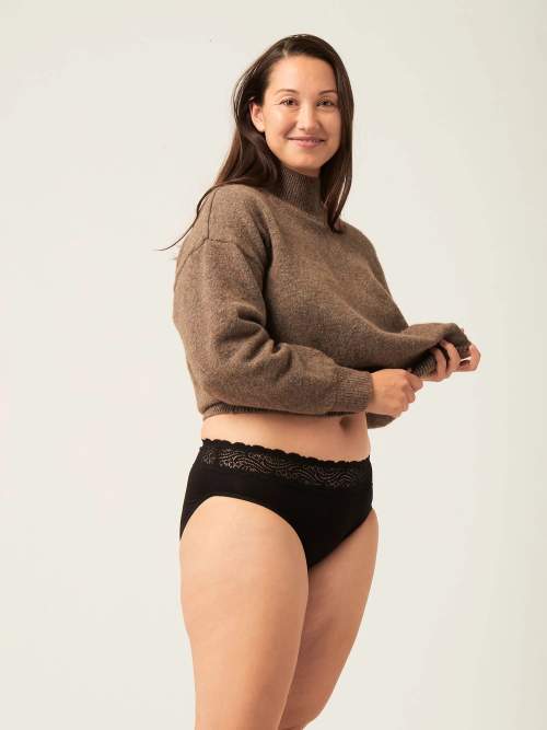 Menstruační kalhotky Modibodi Sensual Hi-Waist Bikini Moderate-Heavy (MODI4038) XXL